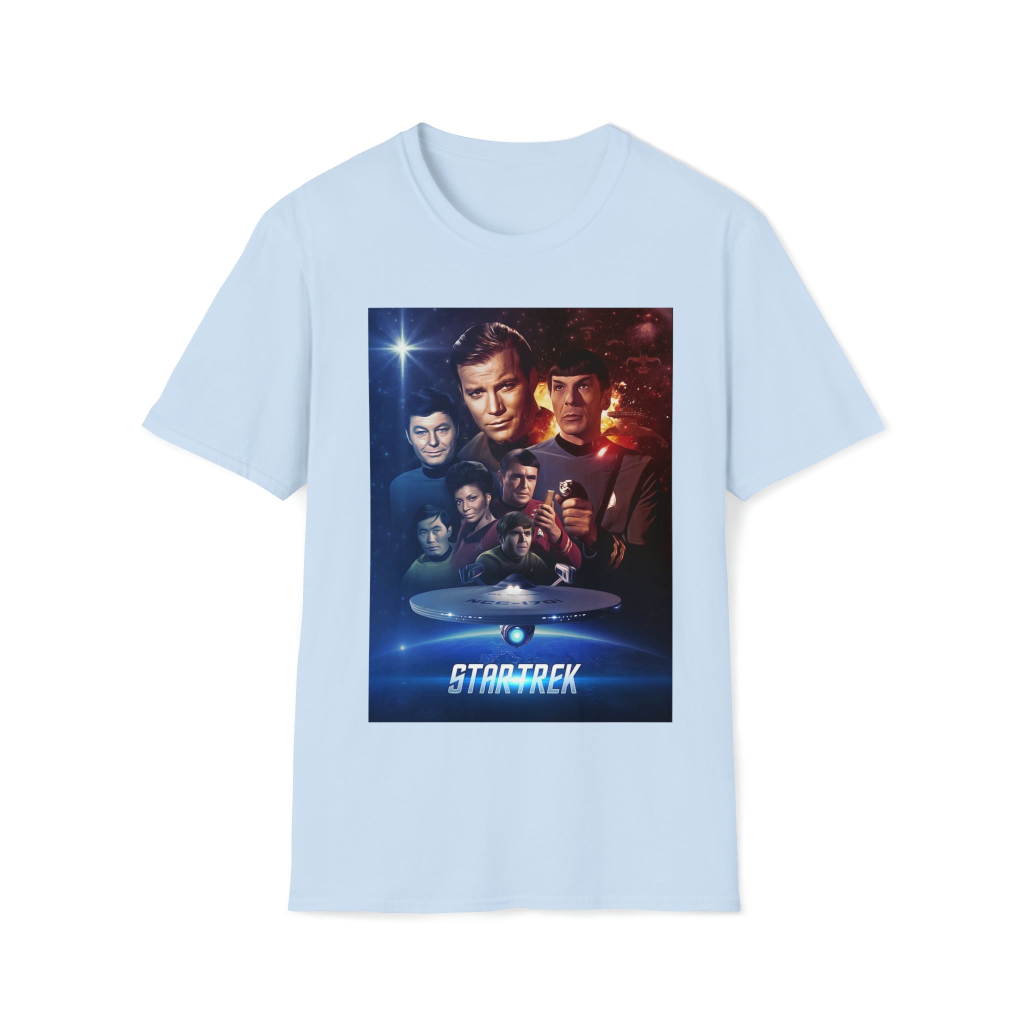 Star Trek original cast- Unisex Softstyle T-Shirt - Creations by Chris and Carlos